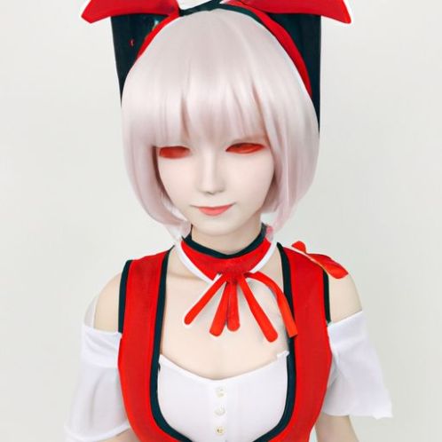 Game Honkai Star Rail cosplay for party Cosplay Wigs Clara Red Suit Long Hair Wig Halloween Party Role Play 2023 New Clara Cosplay Costume