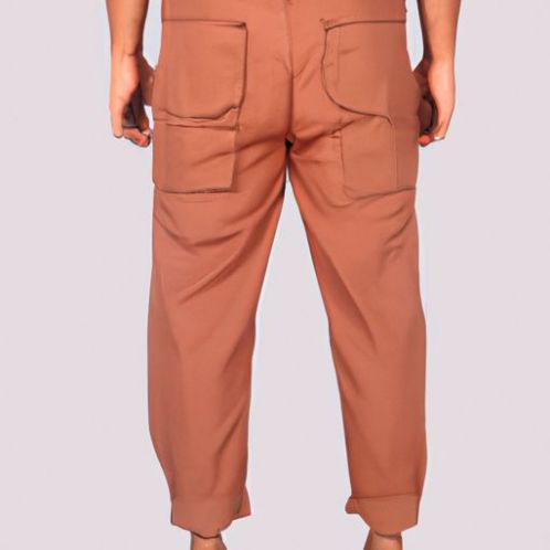 بنطال كارجو رجالي بمقاس كبير مصنوع في باكستان سروال فضفاض وسراويل فضفاضة للرجال مخصص 6 جيوب
