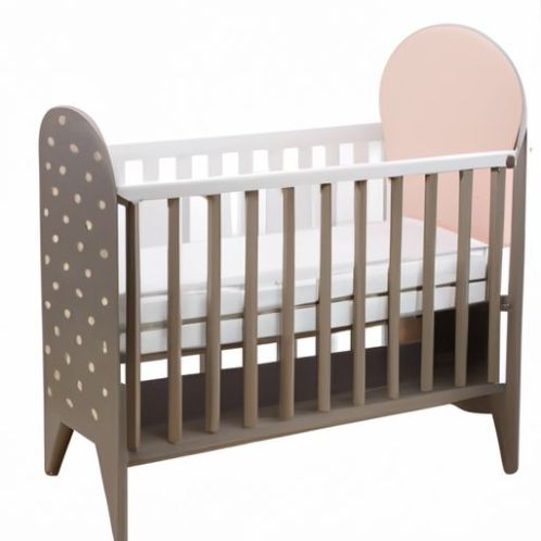 Cribs Set Blob Style High kids plastic Quality Wooden Furniture Bed Modern Baby Bedroom Baby Crib Cute Kids Cribs Natural Wood Newborn Baby