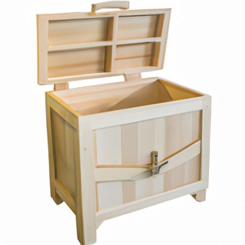 Plywood Price Decorative Waterproof Bulk storage container with handle White Oak