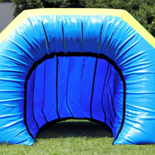 Inflatable Games Sport Double Lane Inflatable parafoil stunt kite Bungee Run Commercial Event Outdoor