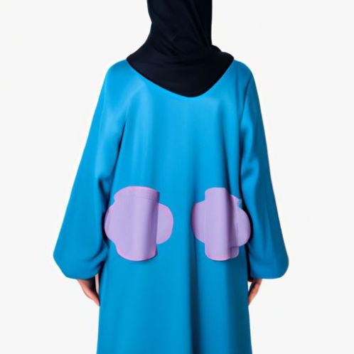 Muçulmano 4 cores abertas Abaya Dubai abaya mulheres muçulmanas outono modesto 65680 # suéter borboleta roupas de inverno para