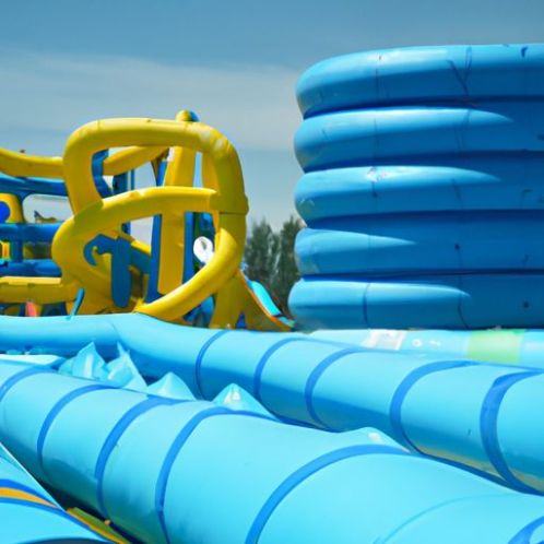 waterpark PVC inflatable water zip line game obstacle course water games inflatable water park equipment Big inflatables aqua