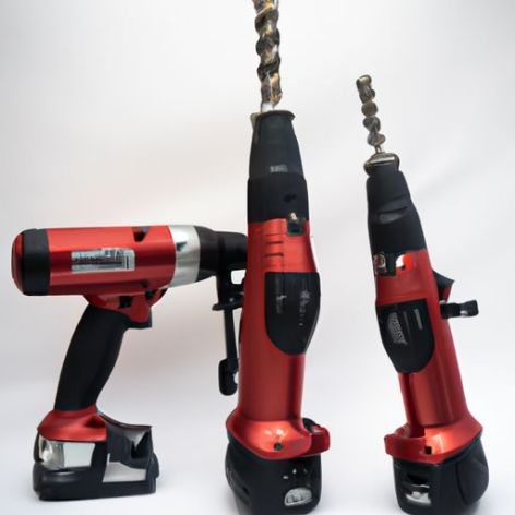 Power Portable 3 in drills electric tools cordless 1 SDS Chuck Concrete Breakers Kits Electric Demolition Rotary Hammer Impact Drill Set 28mm Diameter High
