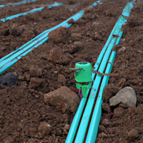 Sistema de irrigação por gotejamento por hectare 16 * 0,2 * 20 alta qualidade e baixo preço Emissor plano Fita gotejadora de irrigação para terras agrícolas Design livre agrícola 1