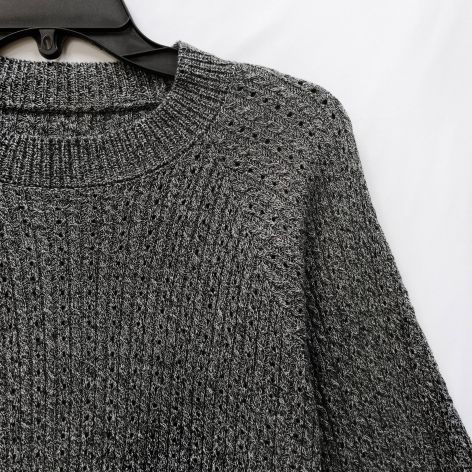 Pembuatan sweter wanita, selimut rajutan tebal yang dibuat khusus