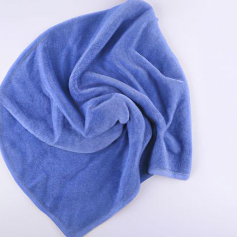 Toalla ultra absorbente para secar el cabello, fregona de barra lavable a máquina para champú, baño, playa, gorro para secar el cabello, toalla de secado rápido de lana de Coral gruesa azul claro