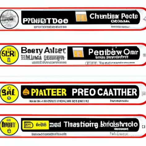 Stickers/Battery Warning Label/Battery Labels thermal die cut waterproof vinyl adhesive label sticker roll PET Adhesive packaging label