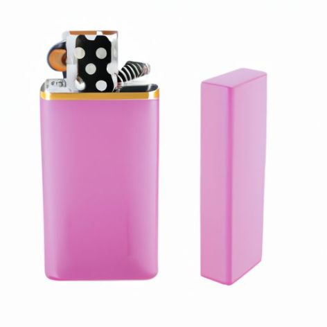 ไฟแช็กลิปสติกแบบเติมแก๊สพร้อมที่ใส่ไฟแช็ก Fashion Lady Lighter ขายส่ง BaoShi Creative Fancy Lighters Butane