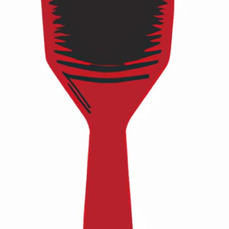 Alta qualidade alça preta almofada de cabelo de ferro vermelho natural cerdas de javali massagem ouvinte paddle escova de cabelo logotipo privado novo estilo