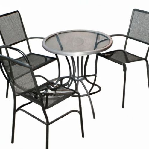 Muebles de jardín de hierro, mesas y sillas, muebles de jardín, juegos de sofás, muebles de jardín de aluminio fundido, fundición de Patio exterior de alta calidad