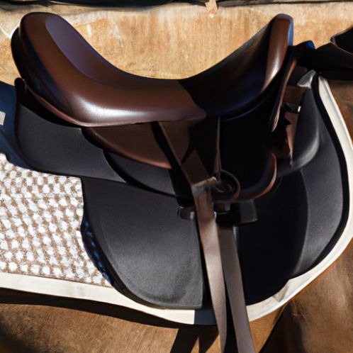 Finalidade Confortável equipamento equestre Sela hors almofada de sela com gorro de orelha de cavalo Conjunto de almofadas de sela tudo