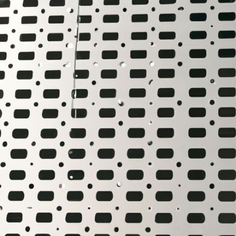 Delikli Sac Dekoratif Metal Cephe Paneli 100 mm Alüminyum