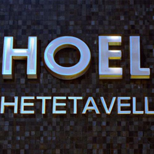 acrylic word sign led panel advertising letters advertising for hotel display outdoor signage High quality 3d stainless steel