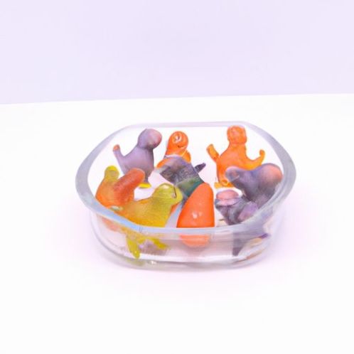 Barattolo di giocattoli di gelatina 15G mini tazza halal di frutta mini gelatine coppe di gelatina di frutta a forma di uovo di dinosauro
