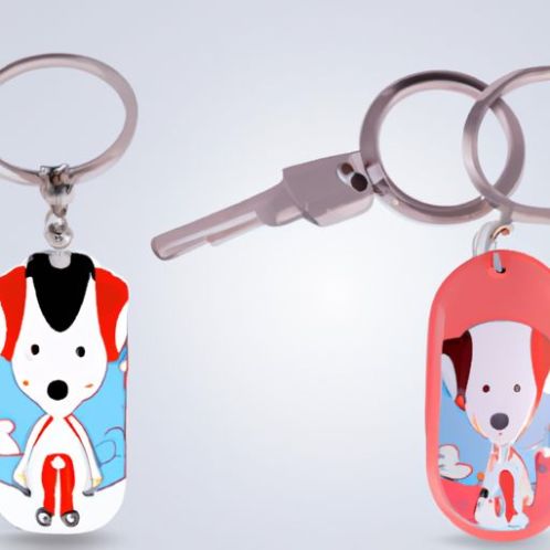 Fun Keychain 3D Cartoon PVC keychain pvc 3d Keyring Cute Balloon Dog Key Chain Creative Cartoon Car Pendant