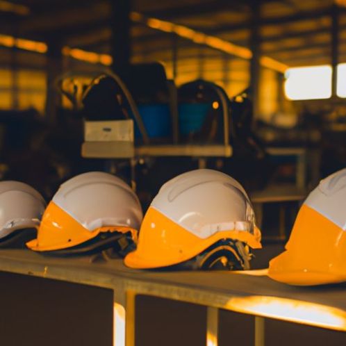 Capacete de segurança com alça de queixo Capacete industrial ce fábrica de capacete fornece diretamente para engenheiros