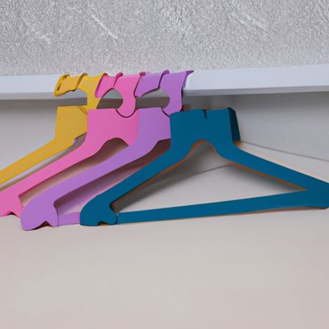 colorful clothes hangers Padded household bathroom Satin Hanger hotel hanger With Clips high quality Durable