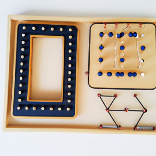 लकड़ी के क्रिएटिव जियोबोर्ड पहेली बच्चों के शैक्षिक खिलौने गेम सर्वश्रेष्ठ शैक्षिक जोड़-तोड़ वाले खिलौने थोक प्रारंभिक शिक्षण पिन बोर्ड