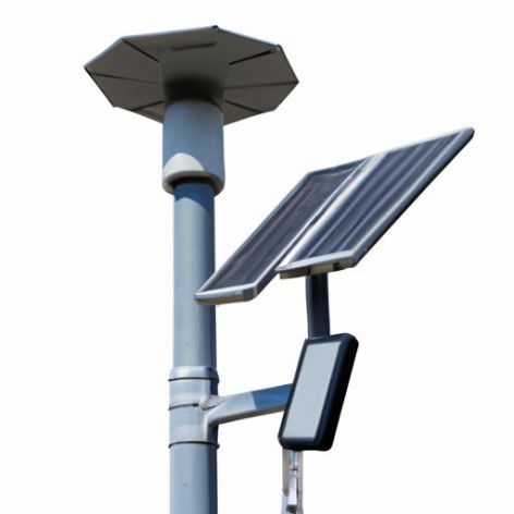 Luz de rua solar LED com controle remoto dois sensores solares IP65 de alta qualidade ao ar livre