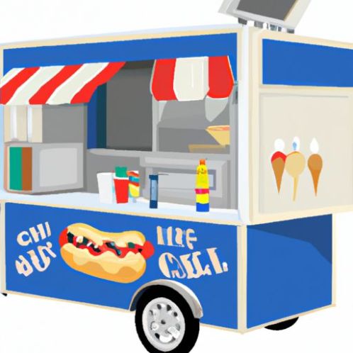 Dapur seluler AS pembuat stik lolly remorque mesin es loli keranjang truk makanan hot dog pizza kopi es krim keranjang makanan hot dog ponsel fast Airs Trailer penjualan terbaik