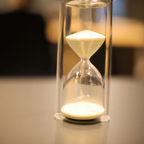 ampulheta areia relógio de areia relógio de vidro presente artesanal vidro escritório café cristal