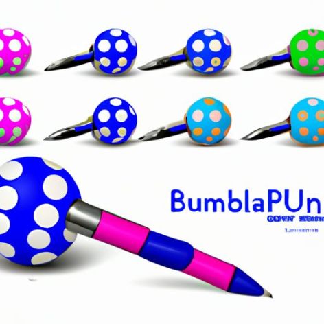 القلم الترويجية لطيف الكرة على شكل مظلة للأطفال الأطفال القلم OEM اللون 3D