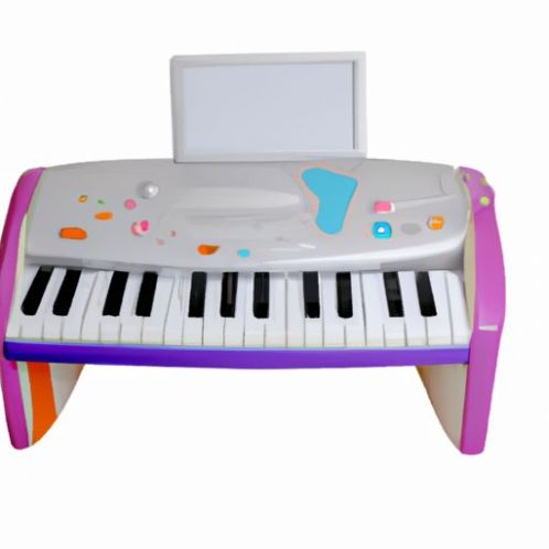 Muzikale activiteit Baby Spelen Gym Piano geperste film Fitness Rack Mat met licht en muziek Goedkope groothandel Comfortabele baby