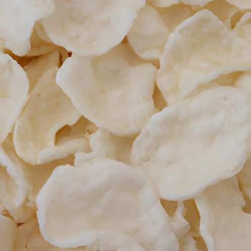 Cracker di gamberi crudi Gusto naturale qualità prezzo economico Snack di frutti di mare sfusi a basso contenuto di grassi