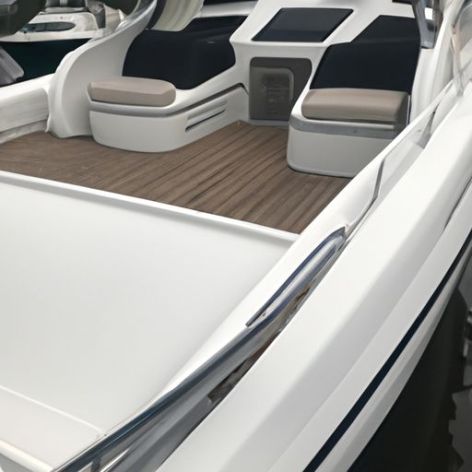 Barco de alumínio com cabine central em V de 8,2 m para venda noruega Barcos esportivos de alumínio com barcos de cabine Kinocean redondos
