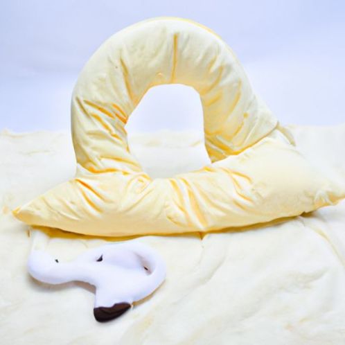 Saco de dormir de fibra sintética, algodón, poliéster, cuello, almohada en forma de U, saco de dormir para bebé, manta, venta al por mayor, camping al aire libre