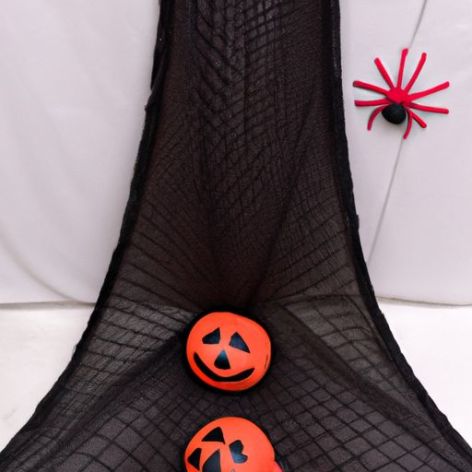 Spider Web with 3 ball paddle Bean Bags for Kids Party Halloween Bean Bag Toss Games Pumpkin