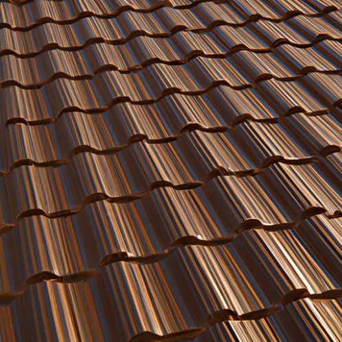 صفيحة سقف منقوشة باللون البني SUN AISA للبولي كربونات