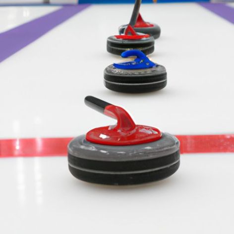 Zone Synthetic Ice Curling Eje para escoba rizadora Lane Ice Curling