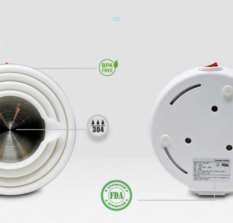ポータブル 12V 電気ケトルカスタマイズ中国ハイグレードベンダー、シリコン 12V 湯沸かしポットカスタムメイド