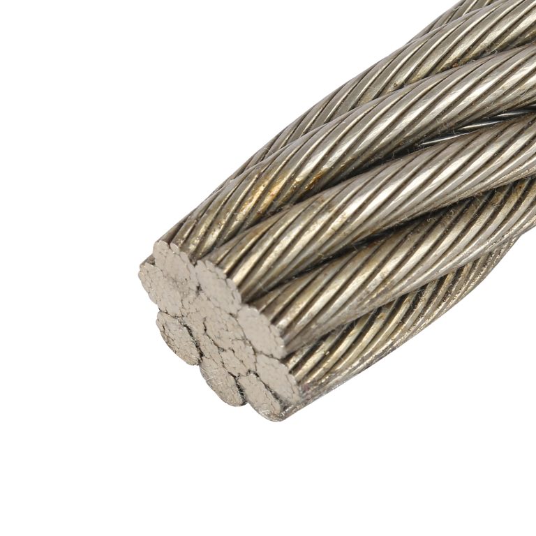 câble métallique en acier pour vêtements, câble métallique en acier au carbone, câble métallique en acier inoxydable 5/8